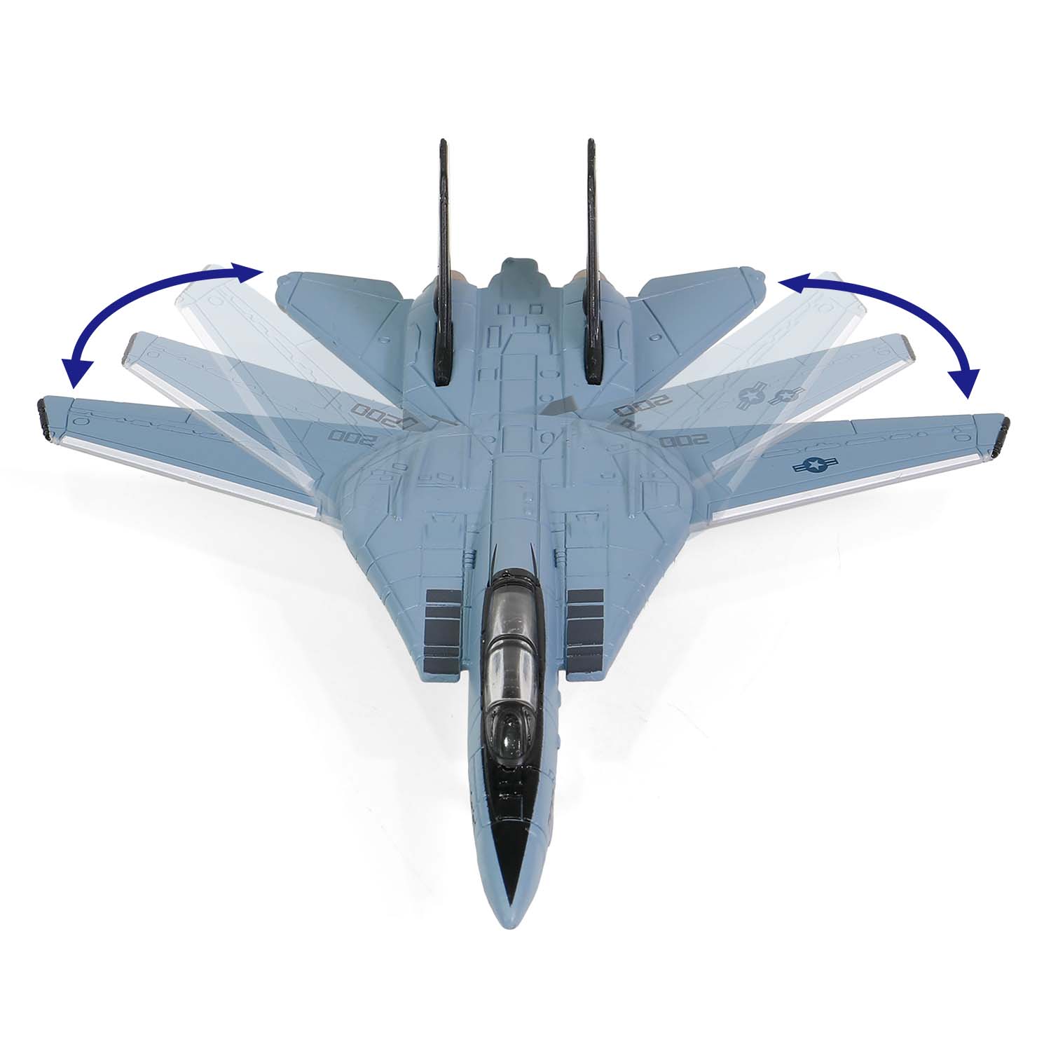 CVN-65 Enterprise deck + 4' Legendary F-14 Tomcat series Section #F deck + F-14A BuNo. 162698, VF-14 "Tophatters", USS Enterprise CVN-65, 1996