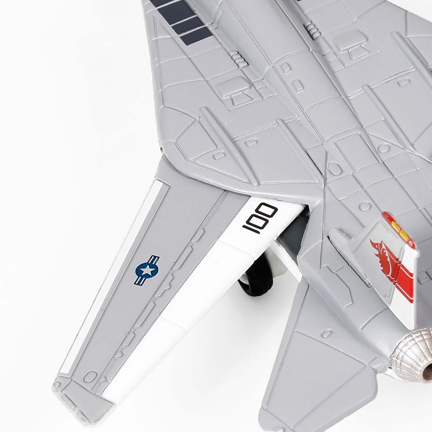 CVN-65 Enterprise deck + 4' Legendary F-14 Tomcat series Section #B deck + F-14A BuNo. 161274, VF-1 "Wolfpack" , USS Enterprise CVN-65, Evacuation of Saigon, 1975
