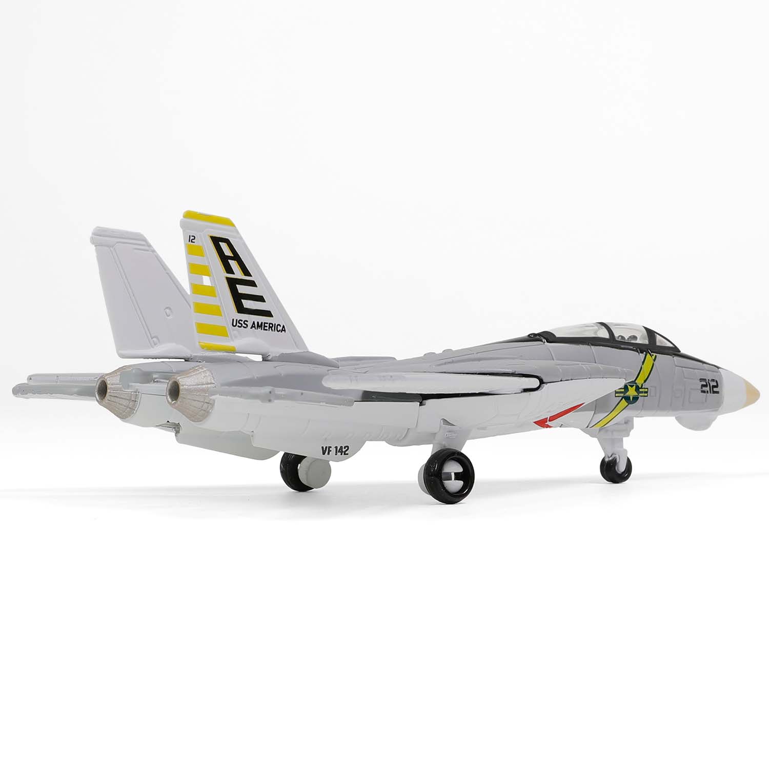 CVN-65 Enterprise deck + 4' Legendary F-14 Tomcat series Section #K deck + F-14B BuNo. 159451, VF-142 Ghostriders, Mediterranean, 1976