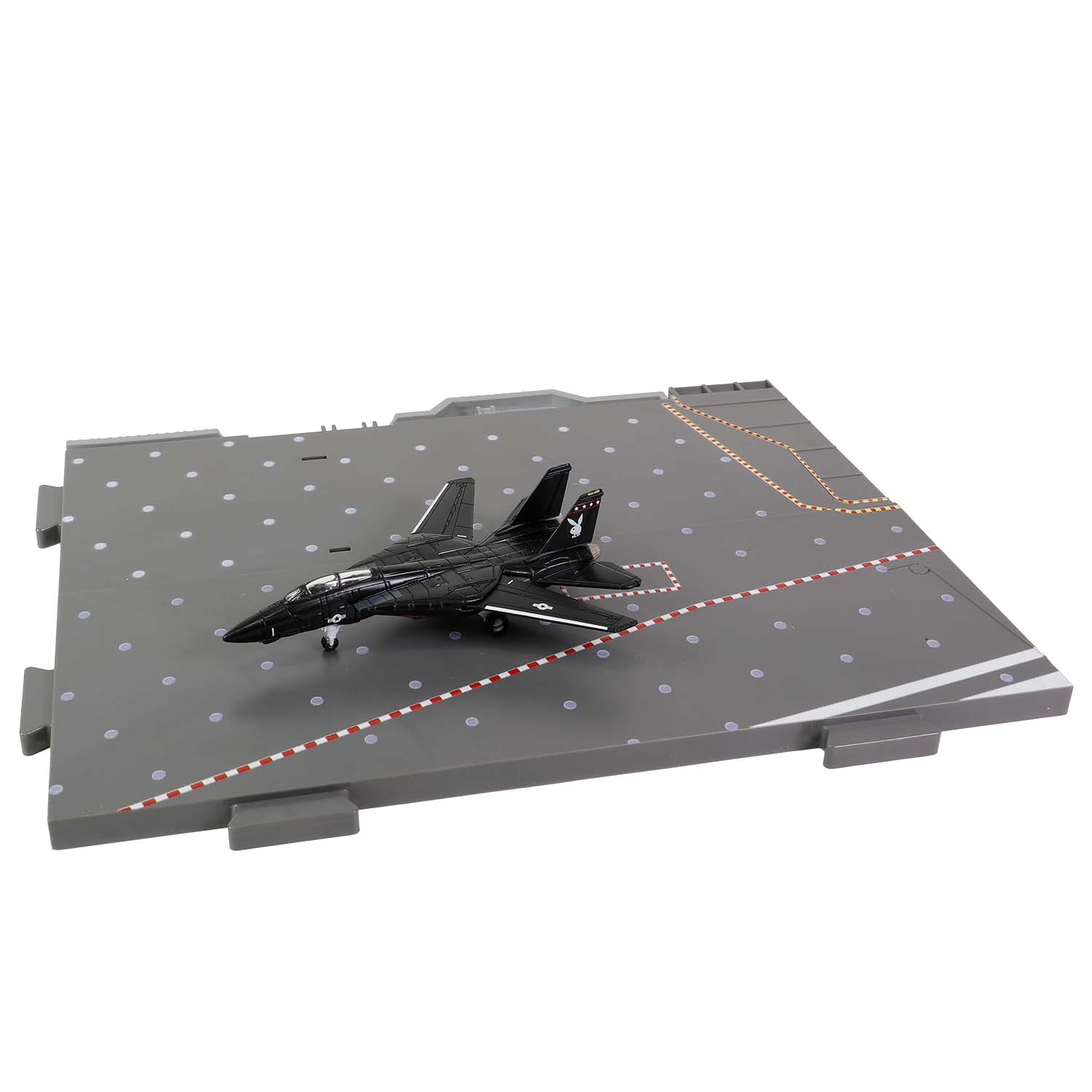 CVN-65 Enterprise deck + 4' Legendary F-14 Tomcat series Section #G deck + F-14A BuNo. 161444, VX-4 "Evaluators", NAS Point Mugu, 1987