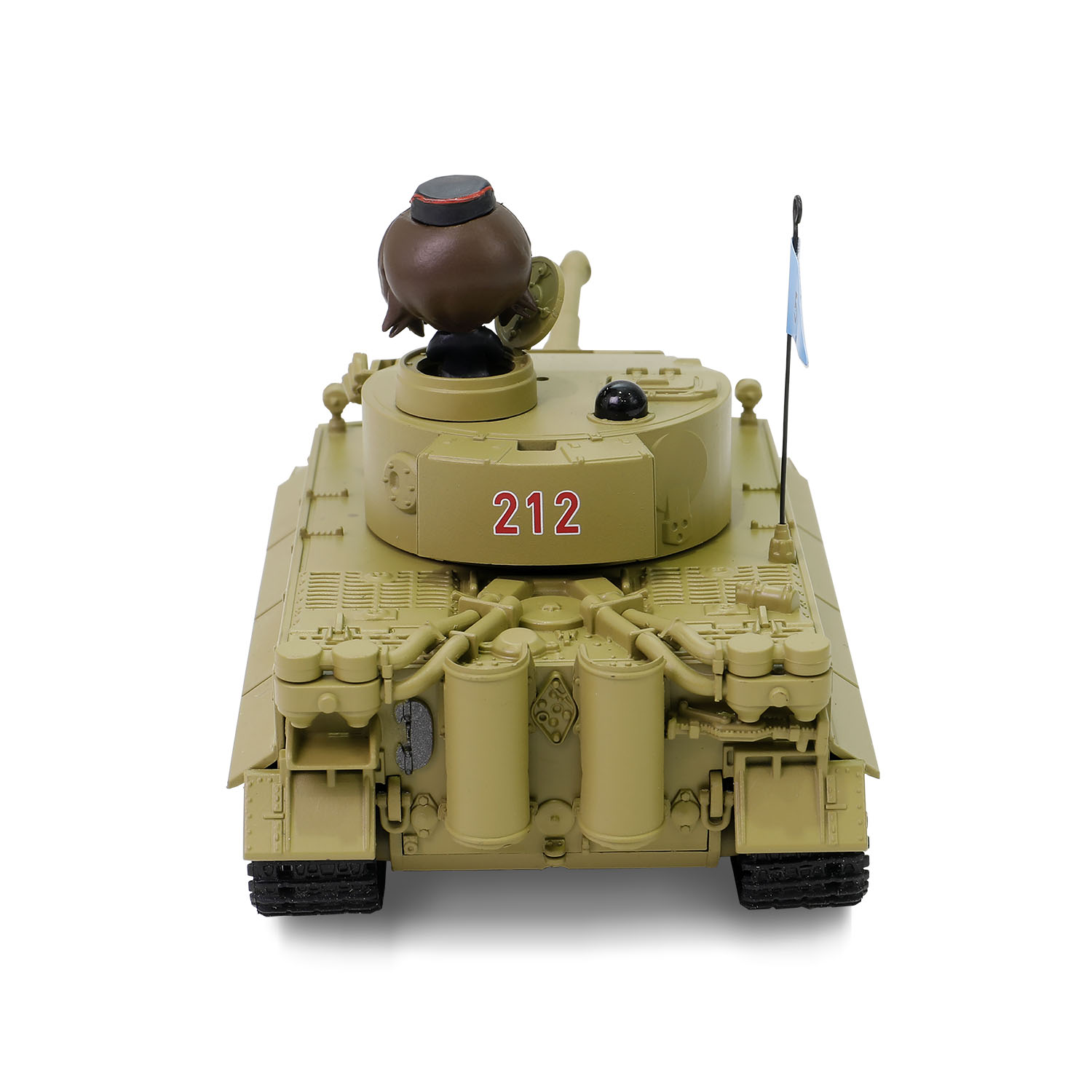 Tiger I (Early Production) Kuromorimine Girls Academy with Maho Nishizumi commander figure