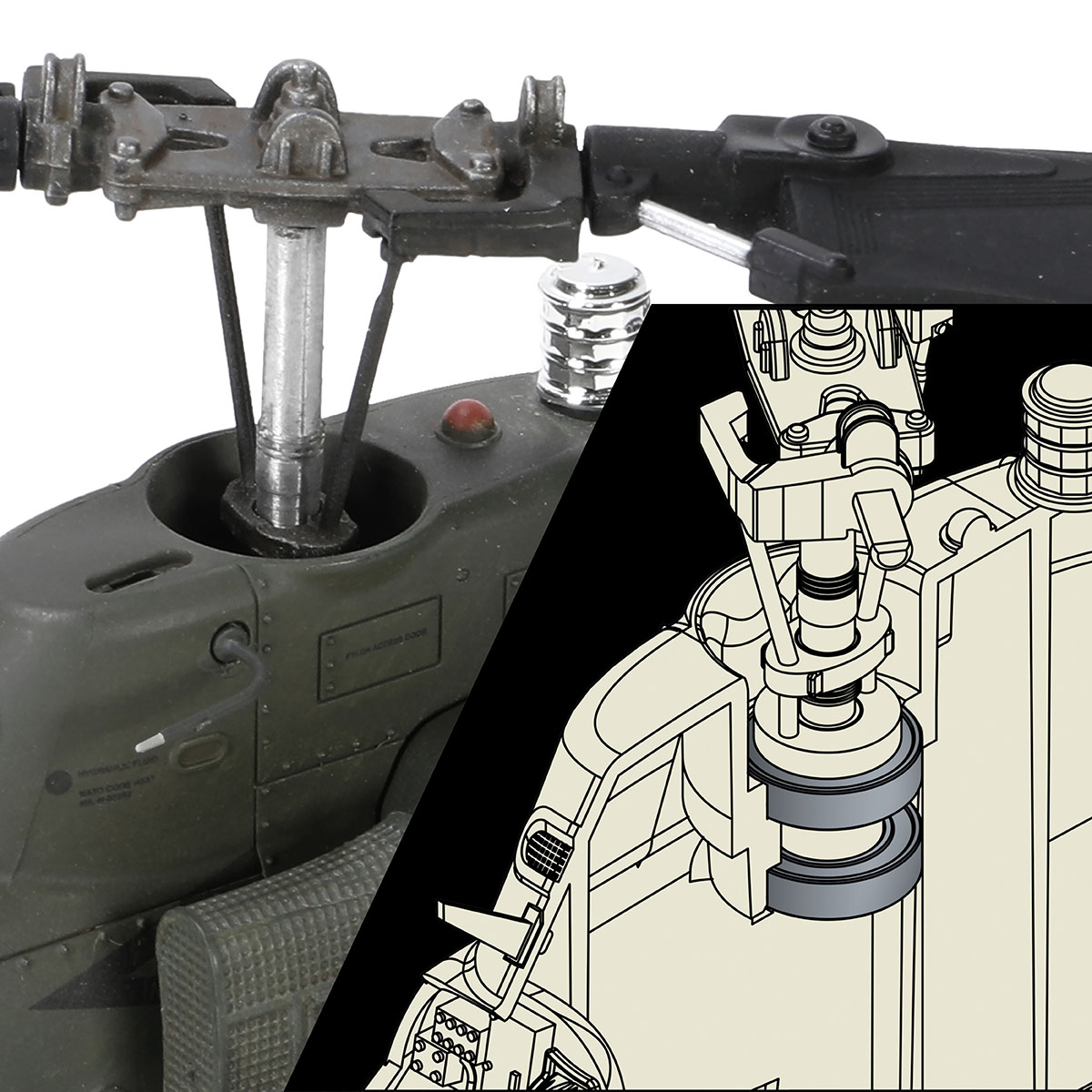 螺旋桨结构采用双走珠轴承设计