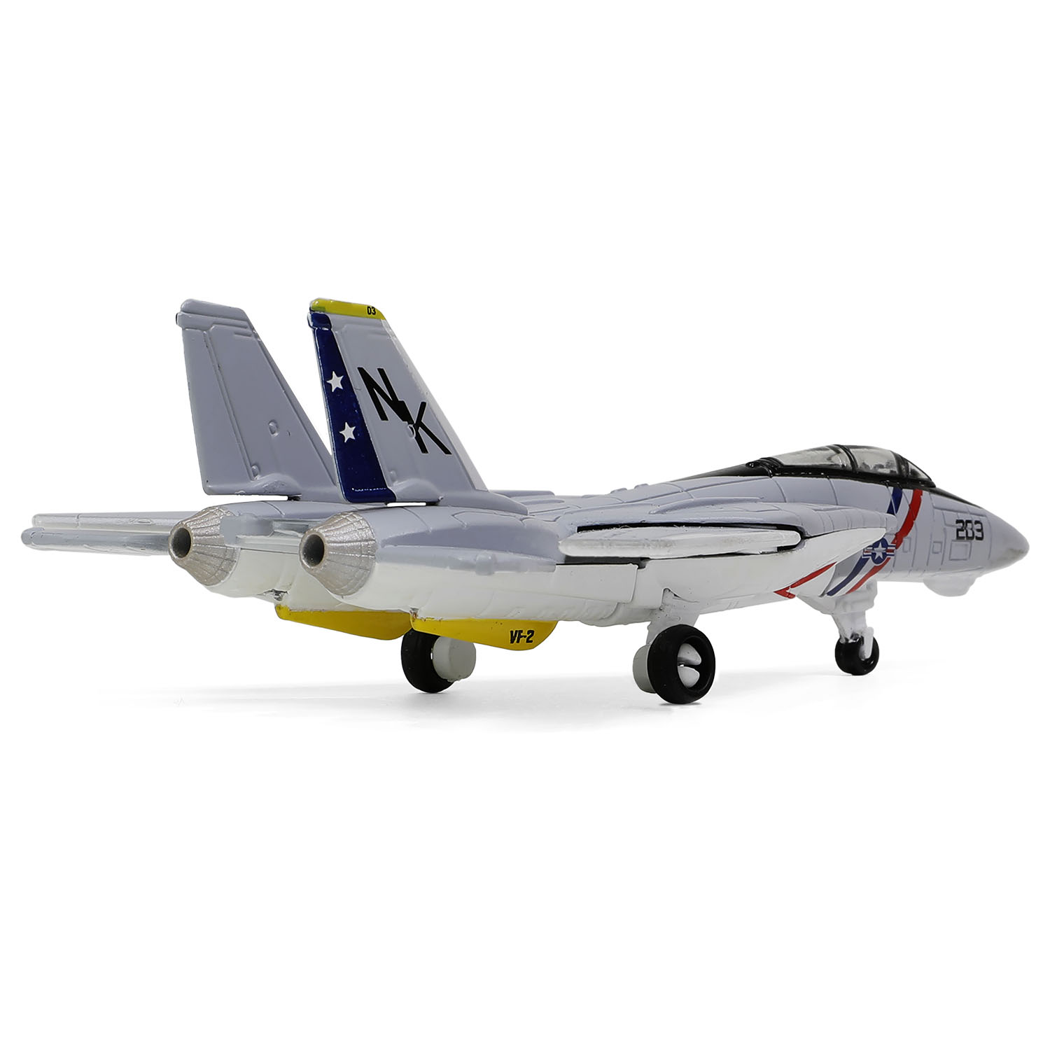 1/200 美国海军企业号航母甲板 + 4寸传奇 F-14 雄猫系列 甲板#C 部分 + 撤离西贡, 企业号航空母舰CVN-65, 第14航空团, VF-2“赏金猎人” 中队, #216, 序号: 158988