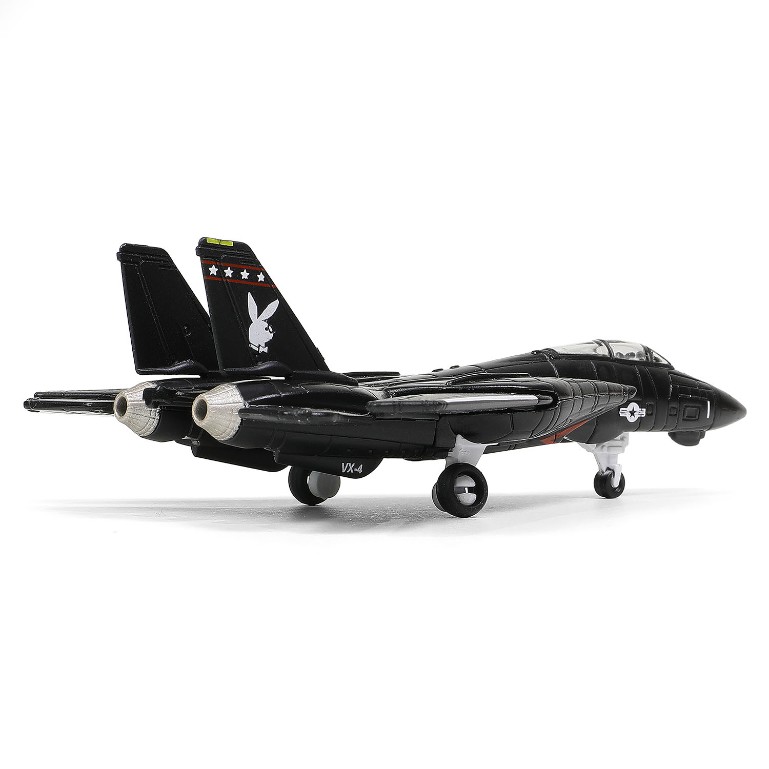 1/200 美国海军企业号航母甲板 + 4寸传奇 F-14 雄猫系列 甲板#G 部分 + 1987年, 穆古海军基地, VX-4“测试评估中队”, 序号: 161444