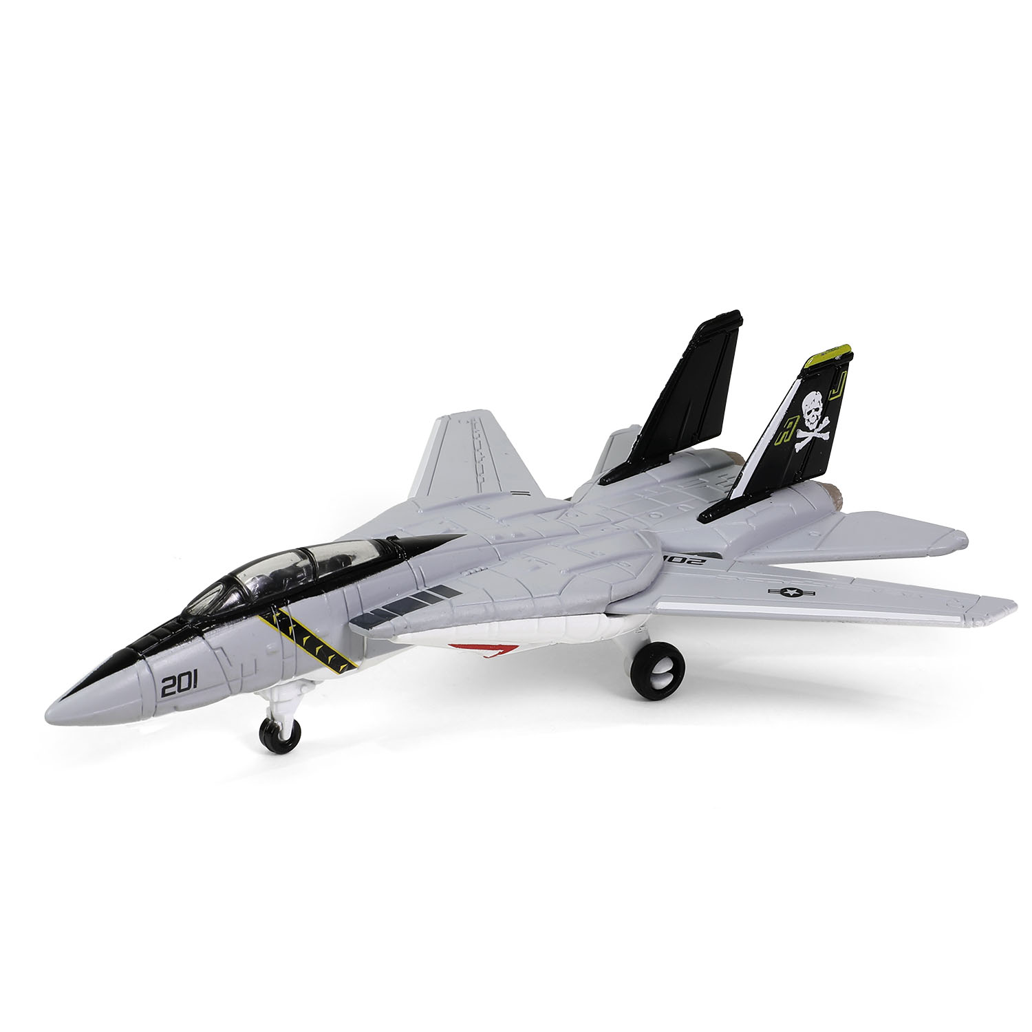 1/200 美国海军企业号航母甲板 + 4寸传奇 F-14 雄猫系列 甲板#I 部分 + 1978年, 地中海, 尼米兹号, VF-84 海盗旗, 序号: 160390