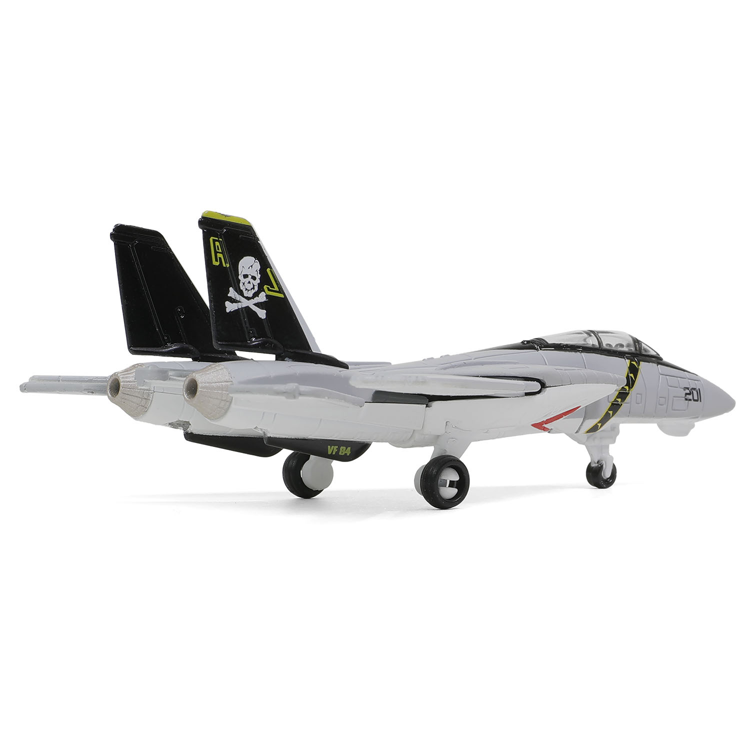 1/200 美国海军企业号航母甲板 + 4寸传奇 F-14 雄猫系列 甲板#I 部分 + 1978年, 地中海, 尼米兹号, VF-84 海盗旗, 序号: 160390