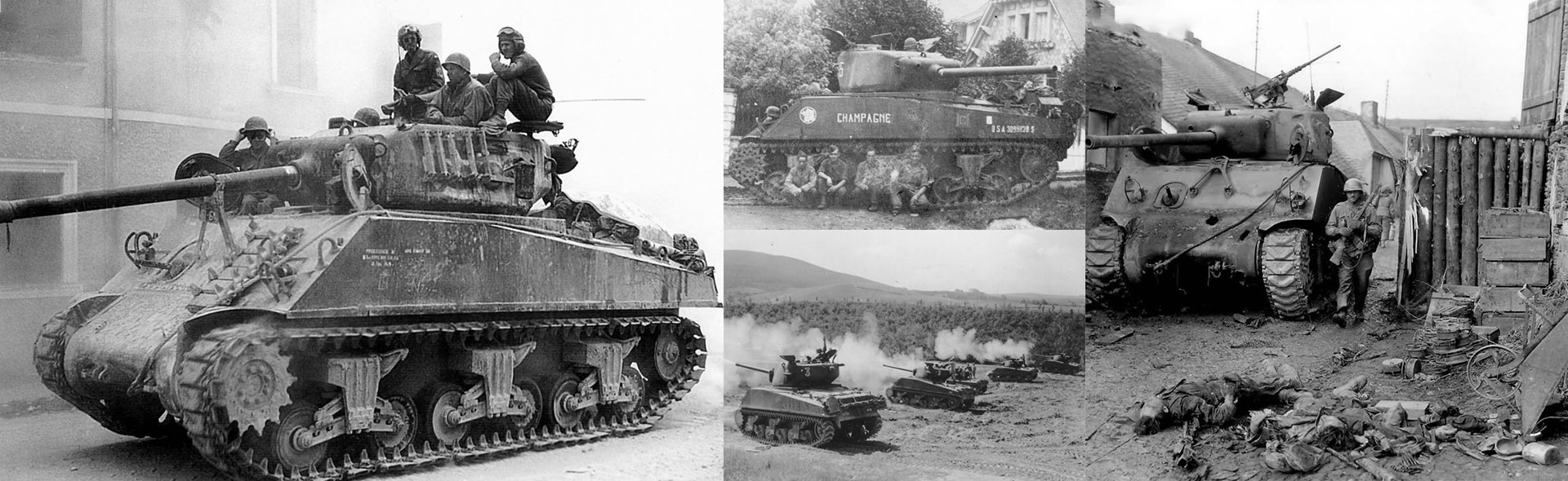 谢尔曼M4A3(76)中型坦克“霹雳4号”- 1944年巴斯托涅战役, 第4装甲师, 第37坦克营