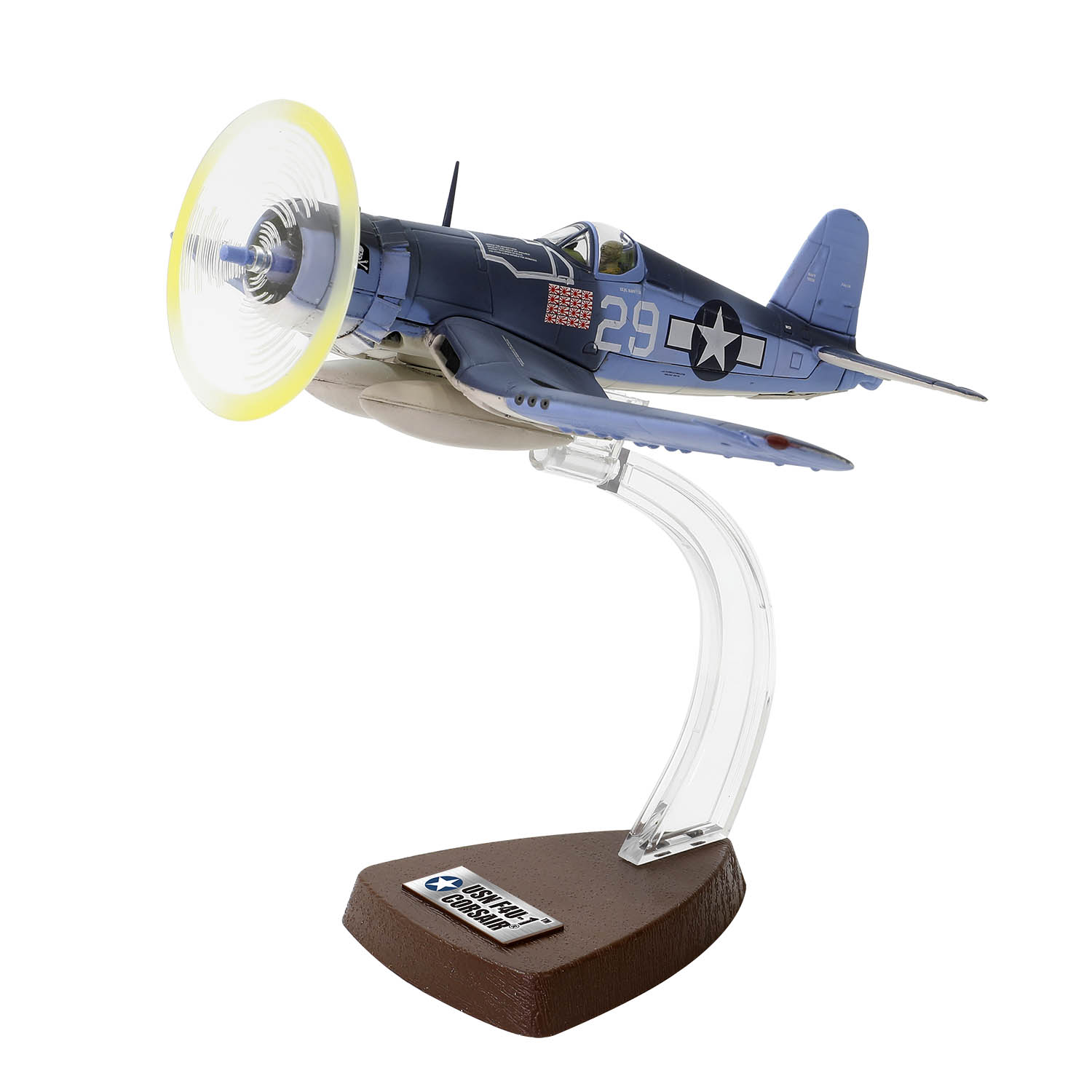 1/72 美军维多利亚F-4U "海盗船"战斗机 1944年, 美国海军陆战队，VF-17 中队，“Ira C. Kepford中尉”，海盗旗”