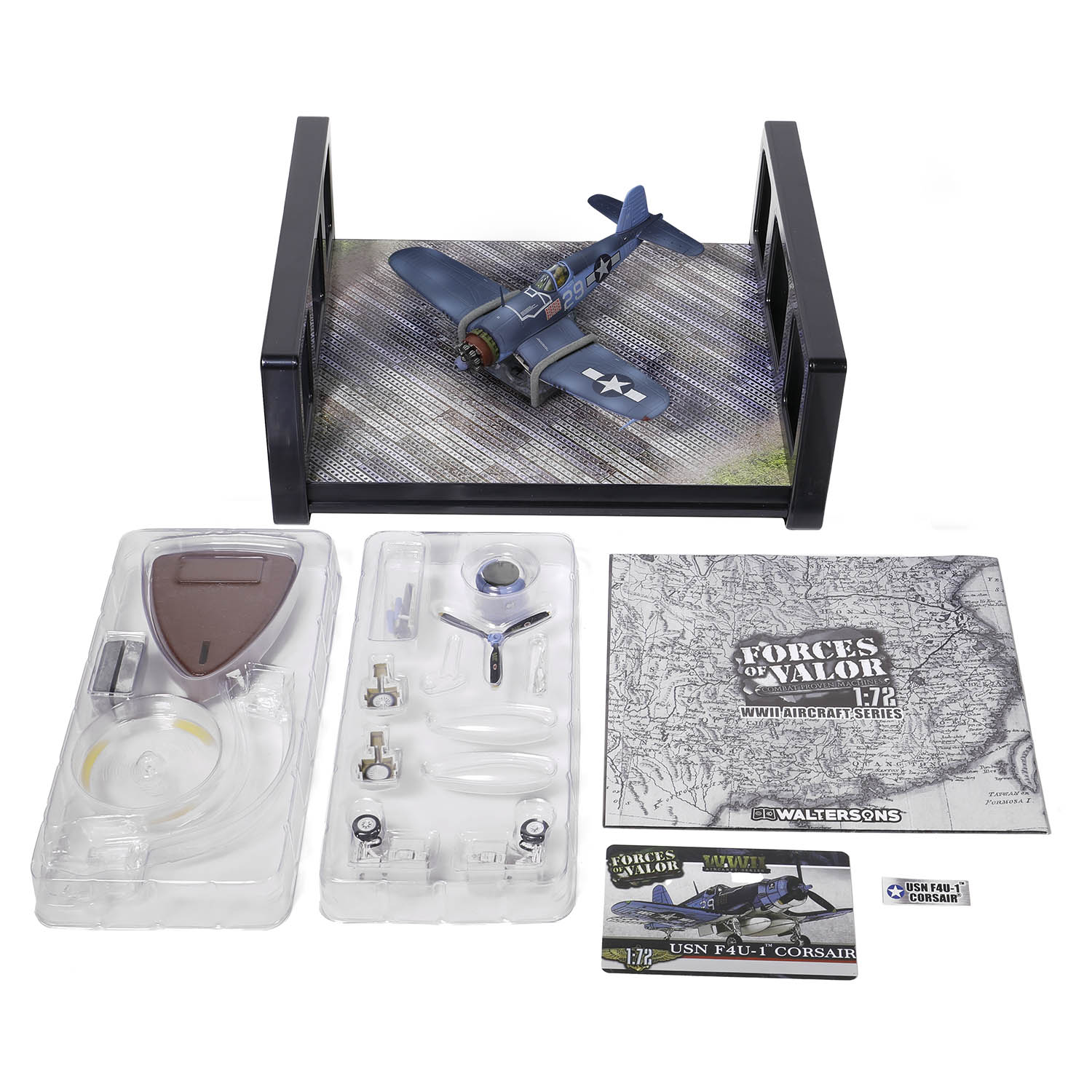 1/72 美军维多利亚F-4U "海盗船"战斗机 1944年, 美国海军陆战队，VF-17 中队，“Ira C. Kepford中尉”，海盗旗”