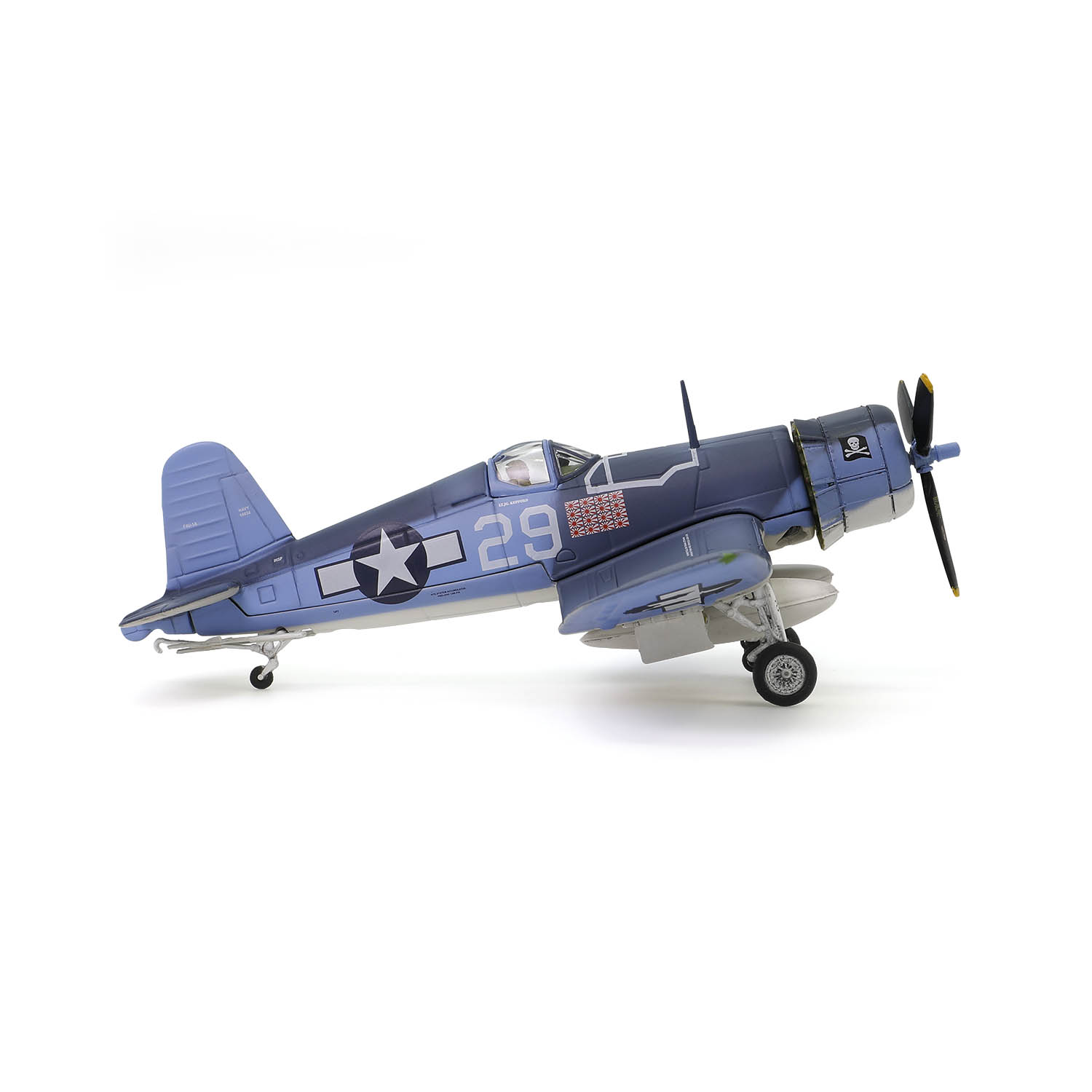 1/72 美军维多利亚F-4U "海盗船"战斗机 1944年, 美国海军陆战队，VF-17 中队，“Ira C. Kepford中尉”，海盗旗”