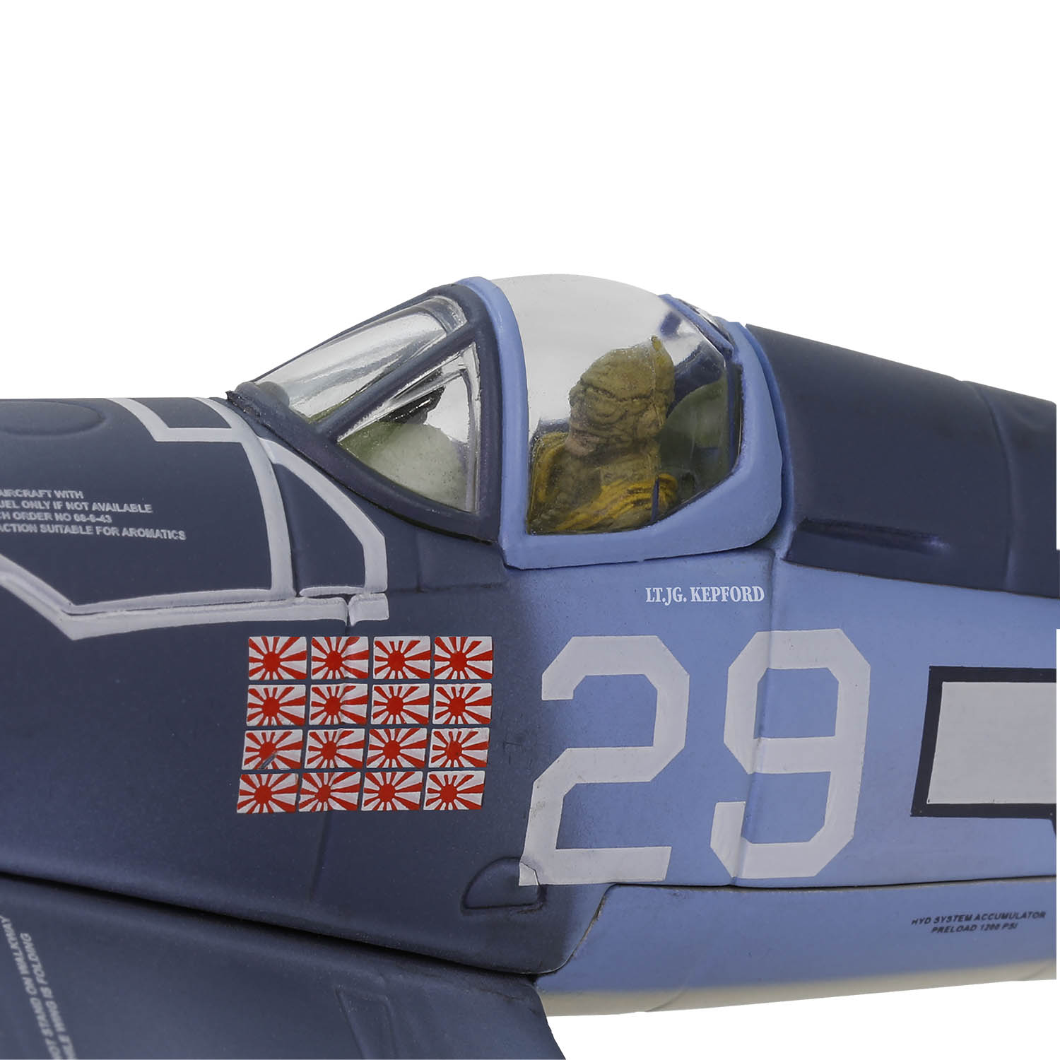 逼真的飞行员细节