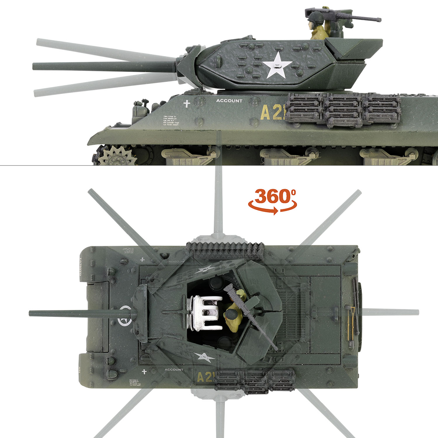 活动炮塔及炮管